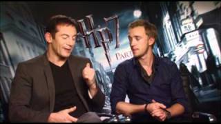 Jim Ferguson Interviews Jason Isaacs and Tom Felton for Harry Potter and the Deathly Hallows pt1 [upl. by Randene]