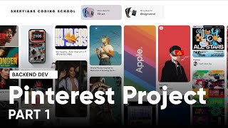 PROJECT🚀 Pinterest Clone Tutorial Part 1 Building Your Own Social Inspiration Platform [upl. by Aleac766]