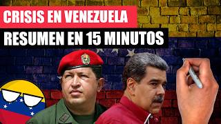 ✅ La CRISIS de VENEZUELA en 15 minutos  ¿Por qué Venezuela está siempre en crisis [upl. by Ydnak]