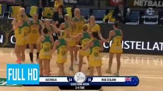 Australian Diamonds vs New Zealand Silver Ferns Constellation Cup 1st Test 2016 bar [upl. by Mayda104]