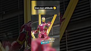 IRON MAN NO FEAR 😨ironman marvel youtubeshorts [upl. by Colon]