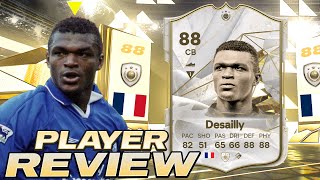 🔒88 ICON DESAILLY PLAYER REVIEW  EA FC 24 ULTIMATE TEAM [upl. by Ijies]