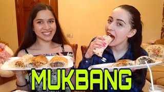 ШАУРМА ПРОТИВ ДОНЕРАMUKBANG AYKA EMILLY AykaEmilly [upl. by Gio]