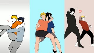 SASUNARU DANCE ANIMATION COMPILATION TIKTOK [upl. by Glassman]