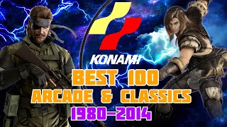 Best 100 Konami Arcade and Classic Games  19802014 [upl. by Eem814]