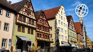 Rothenburg ob der Tauber Germany Amazing Places 4K [upl. by Silenay]