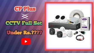 Best CP Plus CCTV Camera Set for Home amp Office Use  Full HD Camera  Under Rs6 [upl. by Hamann]