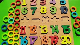 Learn Numbers 120  Number Puzzle Activity  Numbers Puzzle Game [upl. by Asseniv]