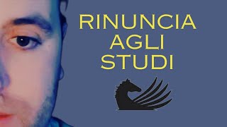 Pegaso  Rinuncia agli studi [upl. by Aisor]