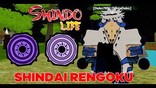 SHOWCASE DONOVO RINNEGAN DO MADARA NO SHINDO LIFE SHINDAI RENGOKU [upl. by Eissed]