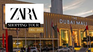 ZARA COLLECTION THE DUBAI MALL 2023 WINTER COLLECTION DUBAI MALLDUBAI SHOPPING [upl. by Lateh836]