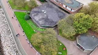 Gosport Bus Station 021124 dronevideo drone dji gosport [upl. by Arahsit]