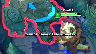 TAHM KENCH CAN EAT BLUERED BUFF [upl. by Eldwin]