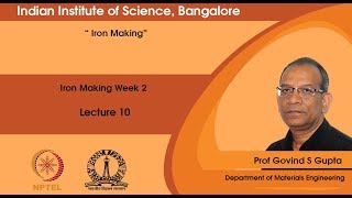 Iron Making Lecture 10 [upl. by Deelaw]