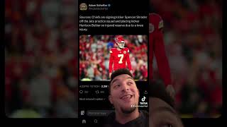 Chiefs superstar hurt trending chiefs harrisonbutker shorts sports patrickmahomes nfl fyp [upl. by Ialokin]