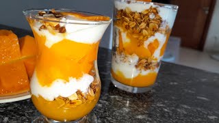 MANGO GRANOLA PARFAIT COOKWITHRAYO [upl. by Teague722]