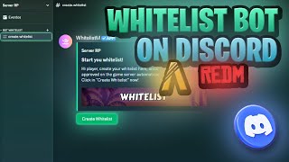 WHITELIST AND ALLOWLIST BOT DISCORD FOR FIVEM AND REDM [upl. by Temirf]