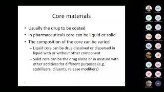 Technology  Microencapsulation lecture 1 [upl. by Amyaj36]