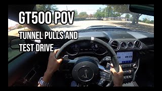 2022 Shelby GT500 POV TUNNEL PULLS and Driving Impressions [upl. by Nitnelav]