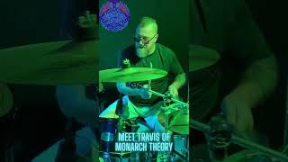 Meet Travis of Monarch Theory shorts monarchtheory music rockband drums viral fyp slc rock [upl. by Philipines]