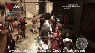 Assassins Creed 2 Walkthrough  Mission 13 Fitting In HD [upl. by Oikim]