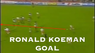 Ronald Koeman long range free kick [upl. by Venditti794]