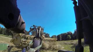 John Deere 660 Rake GoPro Drawbar View [upl. by Coleen240]