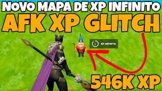 NOVO MAPA DE XP INFINITO NA NOVA TEMPORADA DO FORTNITEGLITCH INSANO DE XP AFK NA TEMPORDA 4546k [upl. by Erlinna691]