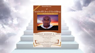 Thanksgiving service for the life of Andrell Redding DavidSonSon [upl. by Suellen234]