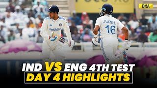 IND vs ENG 4th Test Day 4 Highlights Gill And Jurel Shine As India Beat England By 5 Wickets [upl. by Legyn]