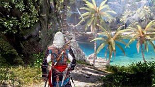 Assassins Creed IV Black Flag Remastered 4K Ray Tracing Graphics Mod Gameplay  RTGI 2021 [upl. by Zurn]