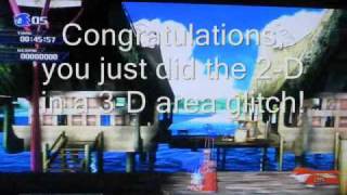 Sonic Unleashed Xbox 360PS3 Adabat Day Glitch 2D in a 3D Area [upl. by Orwin]