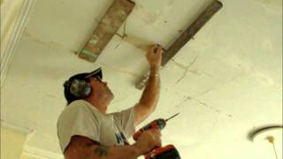 Fibrous Plaster Ceiling Repairs [upl. by Anirtak]