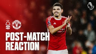 POSTMATCH REACTION MORGAN GIBBSWHITE  NOTTINGHAM FOREST V MANCHESTER UNITED [upl. by Gagliano]