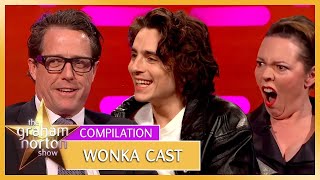 Timothée Chalamet Cant Believe Cher Saw Him On SNL  Wonka  The Graham Norton Show [upl. by Ailliw]