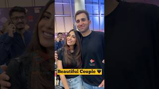 Ushna Shah with her husband at KMKT premiere  Last Episode  ushnashah viral kmkt [upl. by Aled]