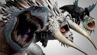 Dragon Roar Comparison  HTTYD Movies amp Series [upl. by Llyrrad751]