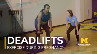 Exercise During Pregnancy  Episode 4  Deadlifts [upl. by Crutcher138]