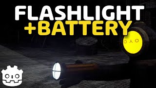 Flashlight With Battery  Godot 43 Tutorial [upl. by Criswell]