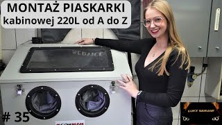 Jak poskładać piaskarkę kabinową 220l montaż od A do Z [upl. by Sidoney]