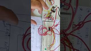 4 bit synchronous binary counter using IC 74163 practical digital electronics machin in hindi 2022 [upl. by Nalat]