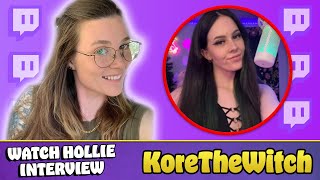 Watch Hollie Interview  KoreTheWitch 15k Followers  18 CCV [upl. by Eldred]