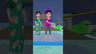 arey Mummy pakro pakroo pakrooo comedytimetoons funny comedy animated 3danimation bhabhicomedy [upl. by Esila478]