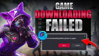 How To Fix Game Downloading Failed Please Try Again on Gameloop  Gameloop Download Failed Error Fix [upl. by Esinek]