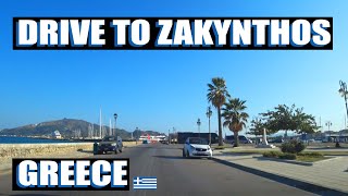 Driving in Greece Tsilivi Beach To Zante [upl. by Gerick]