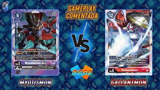 MYOTISMON VS GALLANTMON  DCGO Gameplay [upl. by Gnirps]