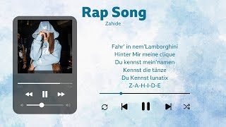 Zahide New Rap Song  In German and English Lyrics Zahide Rap TikTok NewMusic Song 2024 [upl. by Aneela]