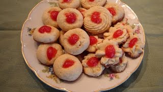 Italian Cherry Butter Cookies by Diane Lovetobake [upl. by Reave]