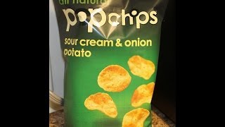 Popchips Sour Cream amp Onion Review [upl. by Aelsel]