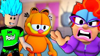 Ayudamos a GARFIELD a escapar de la MALVADA de Roblox [upl. by Merlin493]